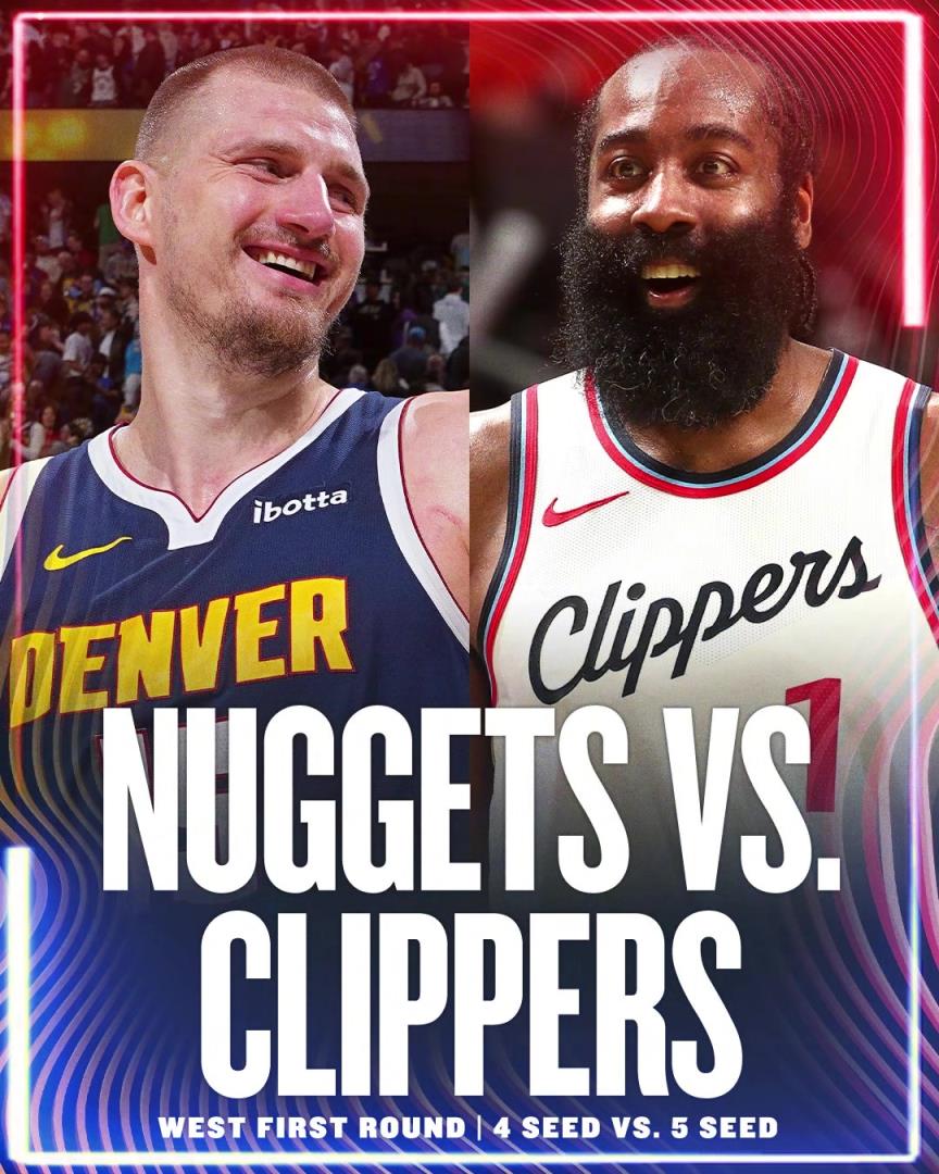 帶隊(duì)的神！哈登率快船鎖定西部第5，生涯從未缺席過(guò)季后賽！