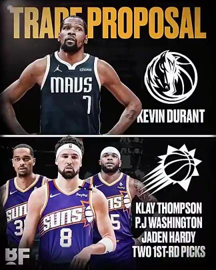 和歐文濃眉組三巨？美媒：獨行俠可用克萊+PJ+哈迪+倆首輪換KD-