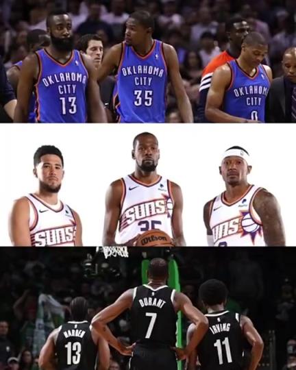 太陽三巨頭徹底失?。棵烂剑憾盘m特的三巨頭球隊總是一樣的結(jié)局？