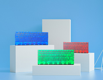 鍵盤背光模組應用案例多色鍵盤