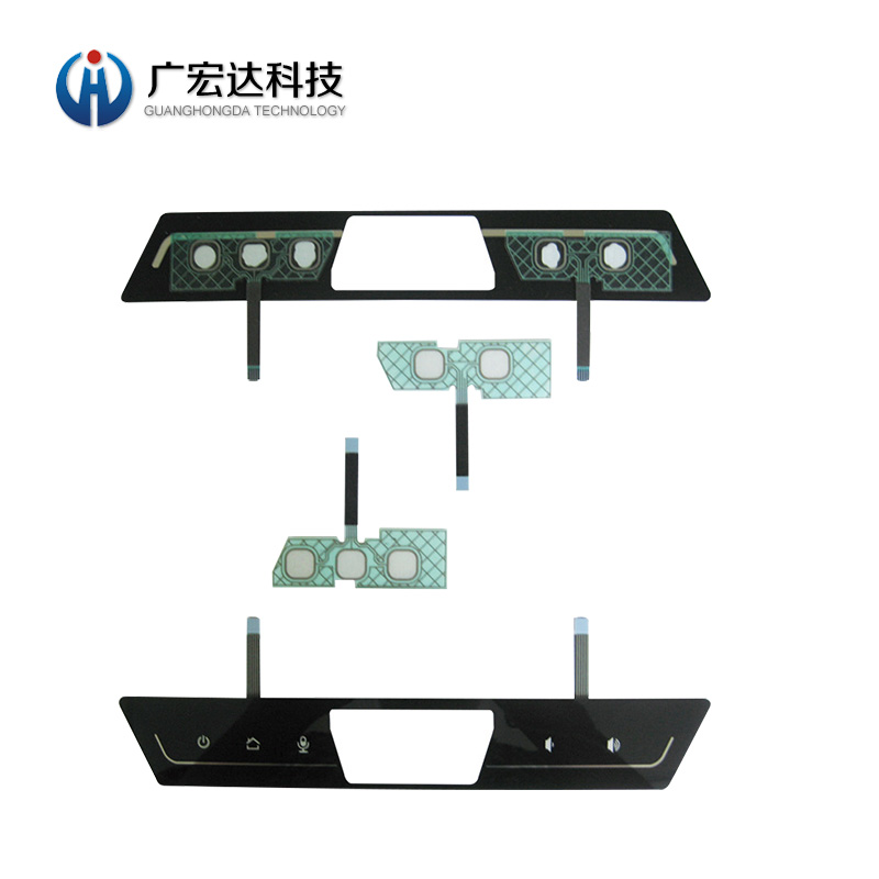 汽車(chē)音響觸摸開(kāi)關(guān)多媒體控制中心觸摸面板