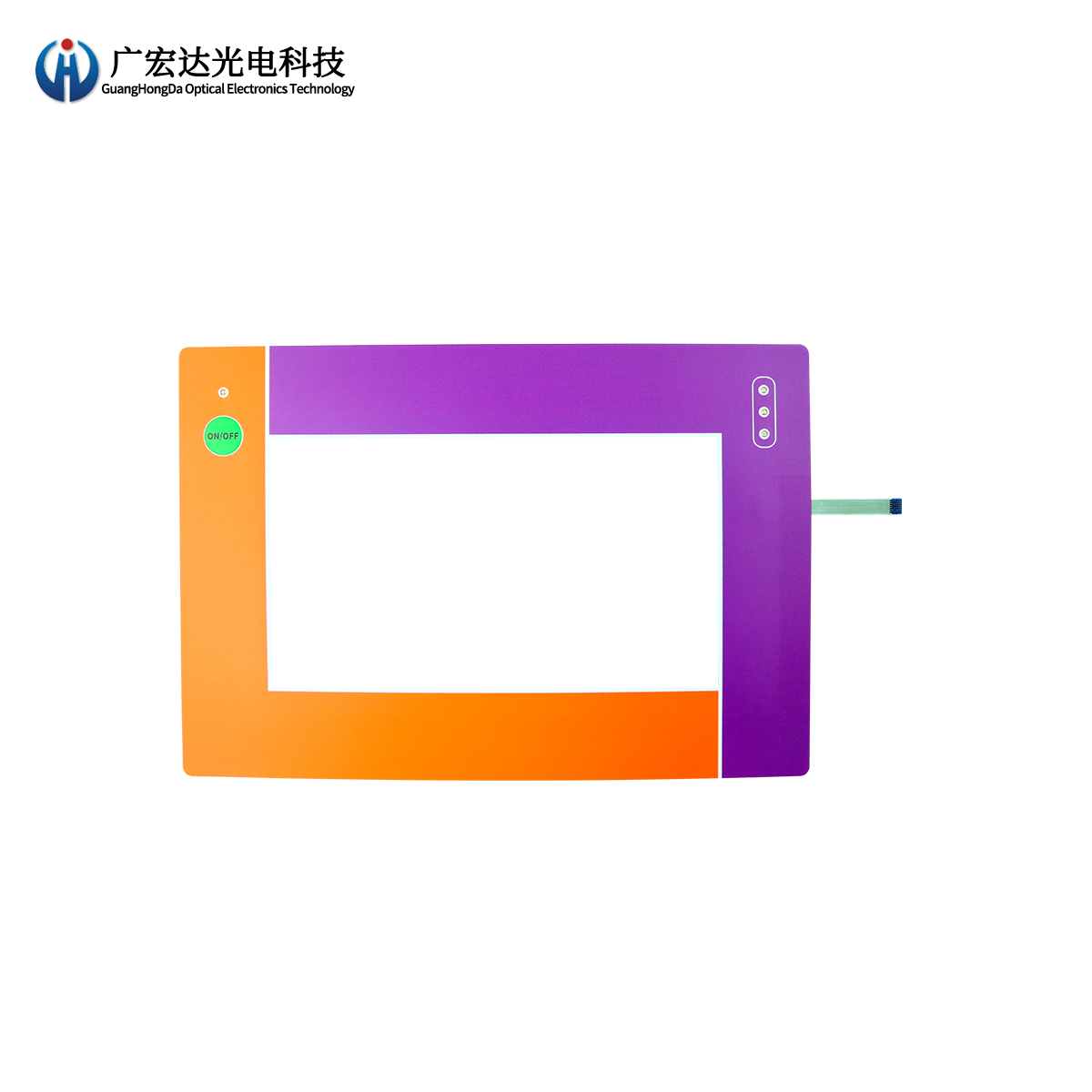 工廠定制HMI射頻識(shí)別薄膜開關(guān)